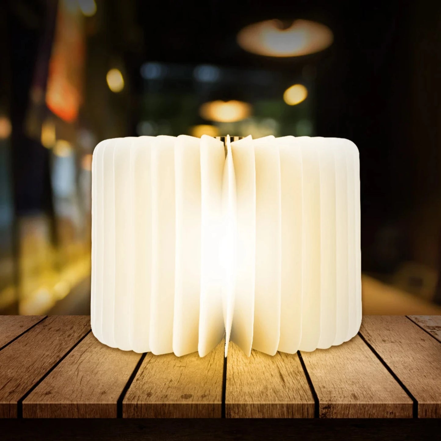 Opulent, elegant customizable wooden desk lamp