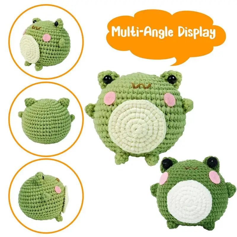 Complete Crochet Starter Kit, Frog, Everything Included