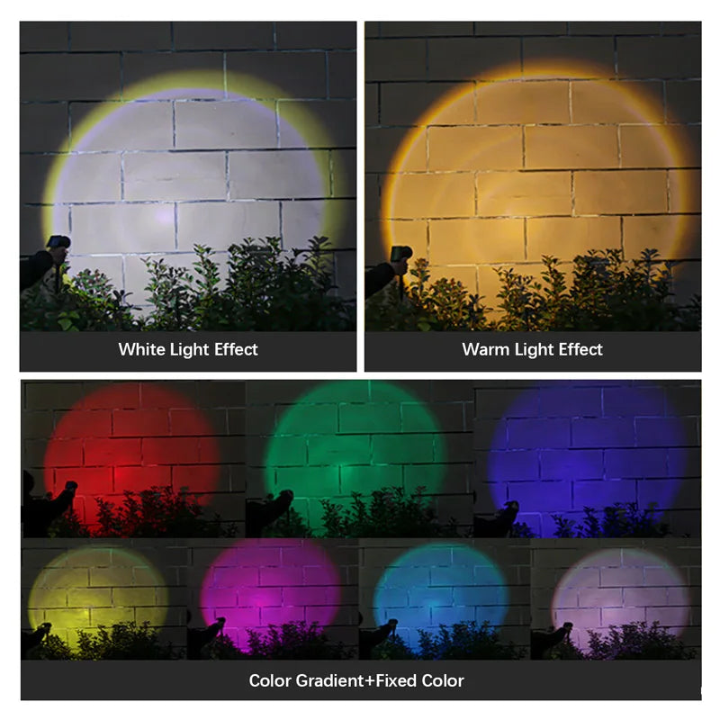 9LEDs Waterproof Solar Spotlights, Outdoor Landscape Lamps