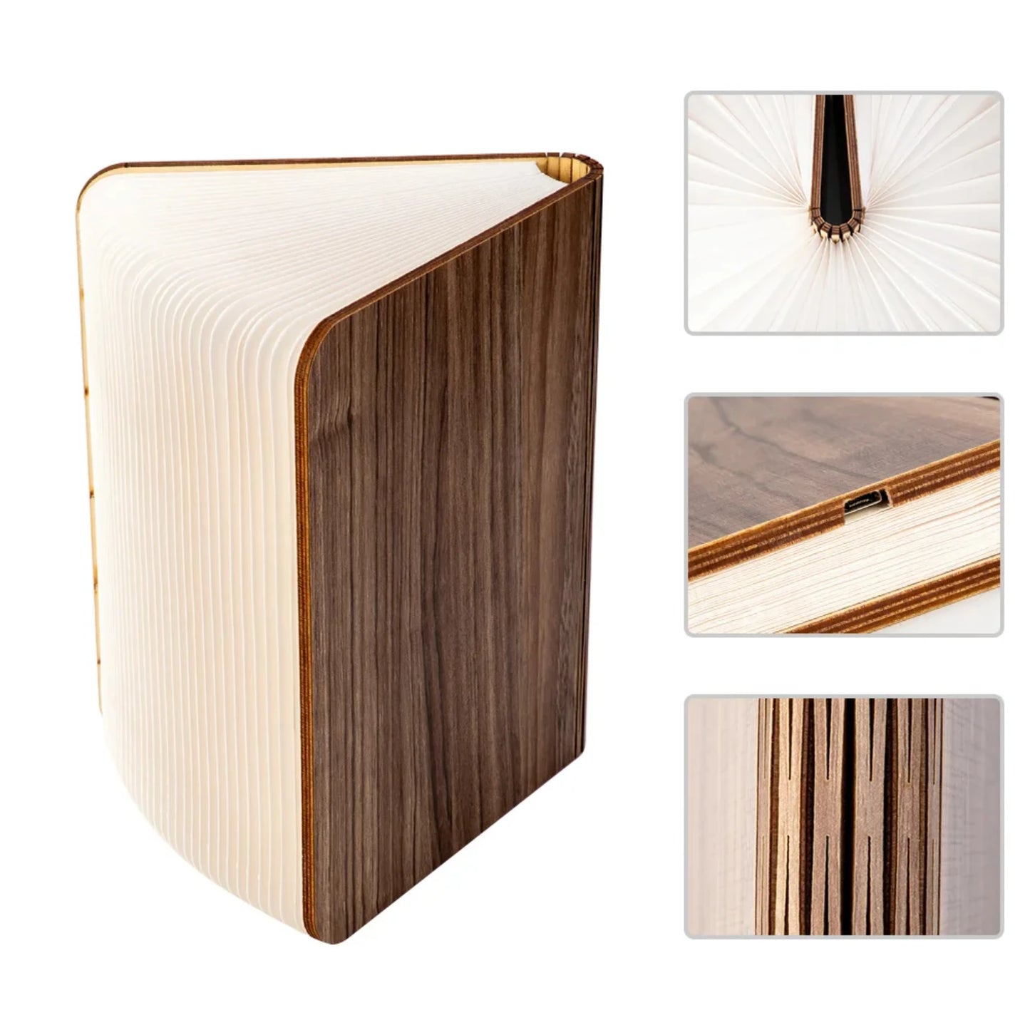 Opulent, elegant customizable wooden desk lamp
