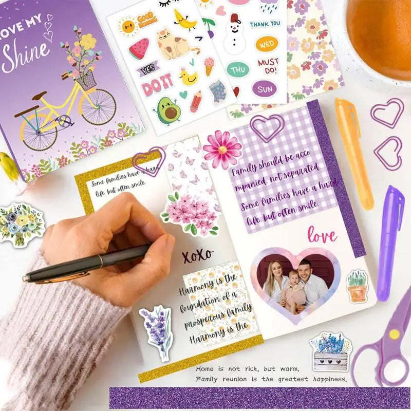 DIY Journal Scrapbook Funny Journaling Set