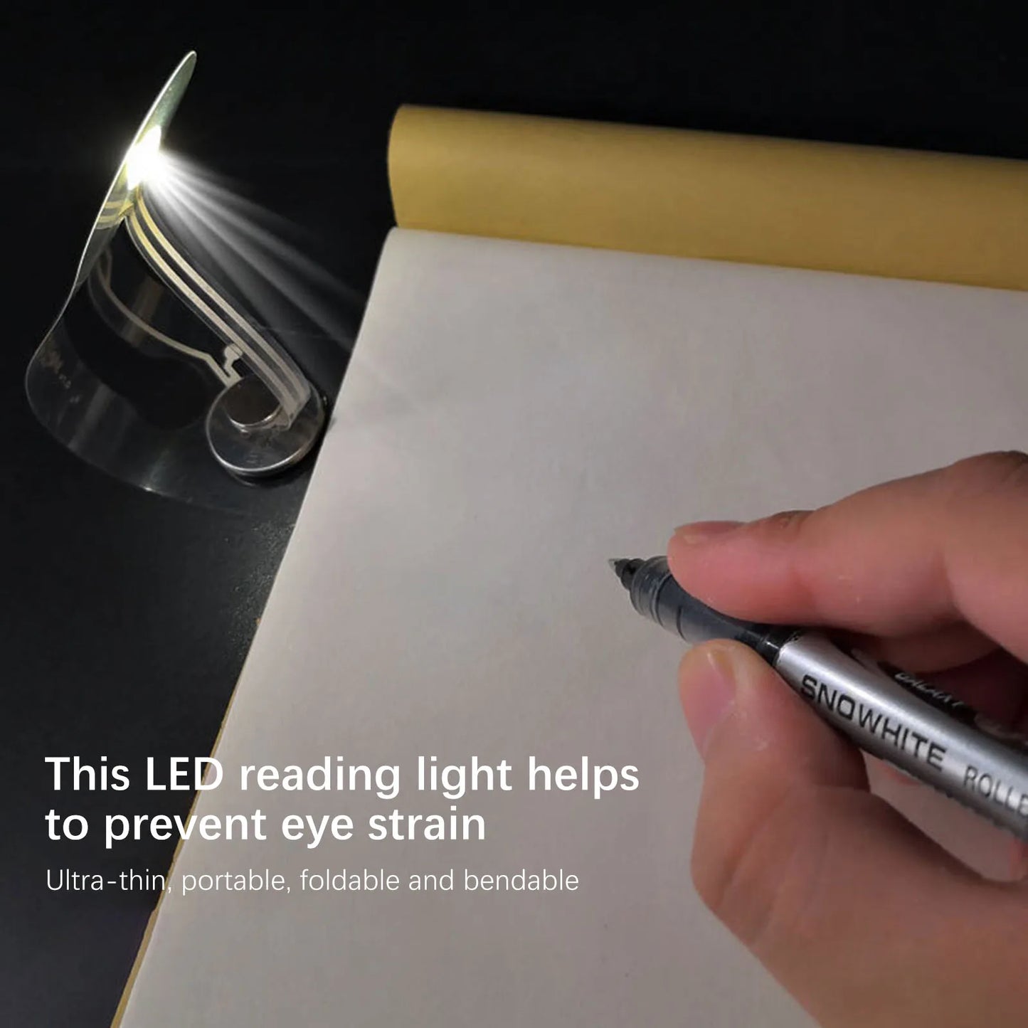 LED Foldable Creative Bendable Bookmark Reading Bulbs