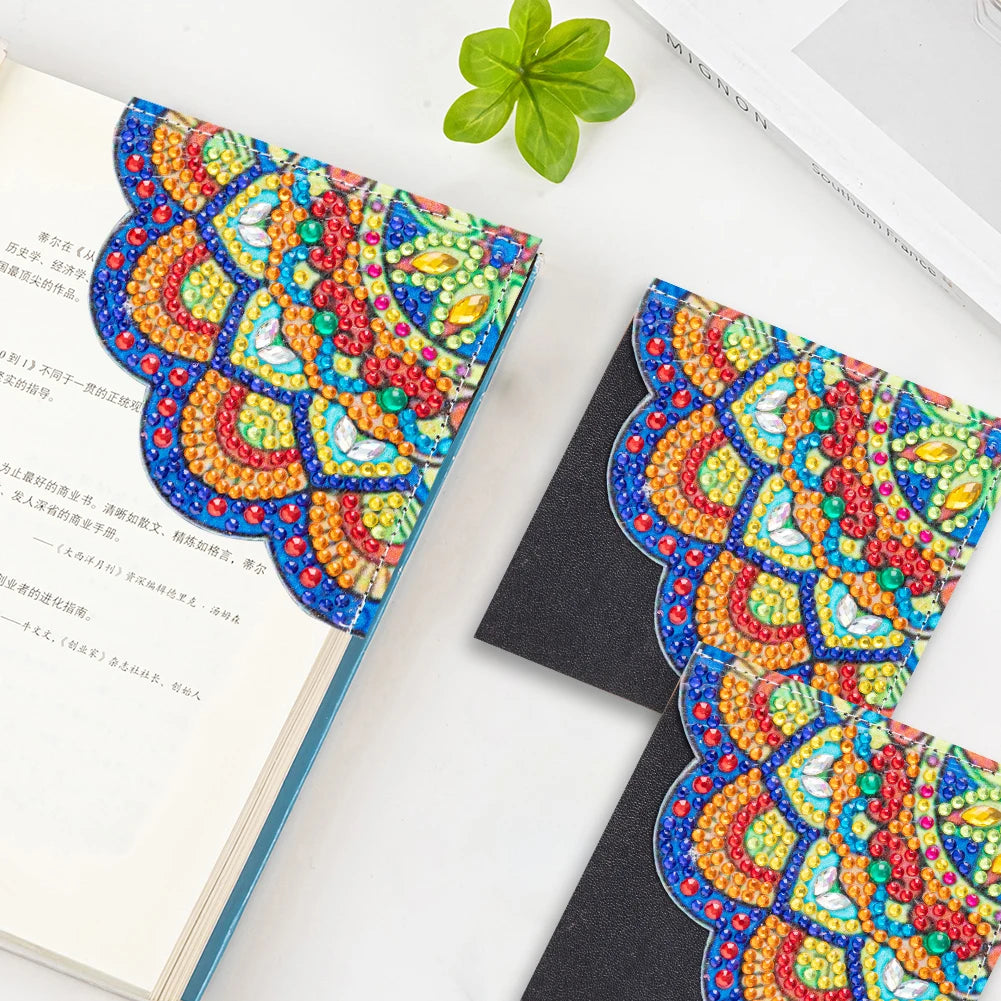 DIY Mosaic Triangle Diamond Painting Corner Bookmark