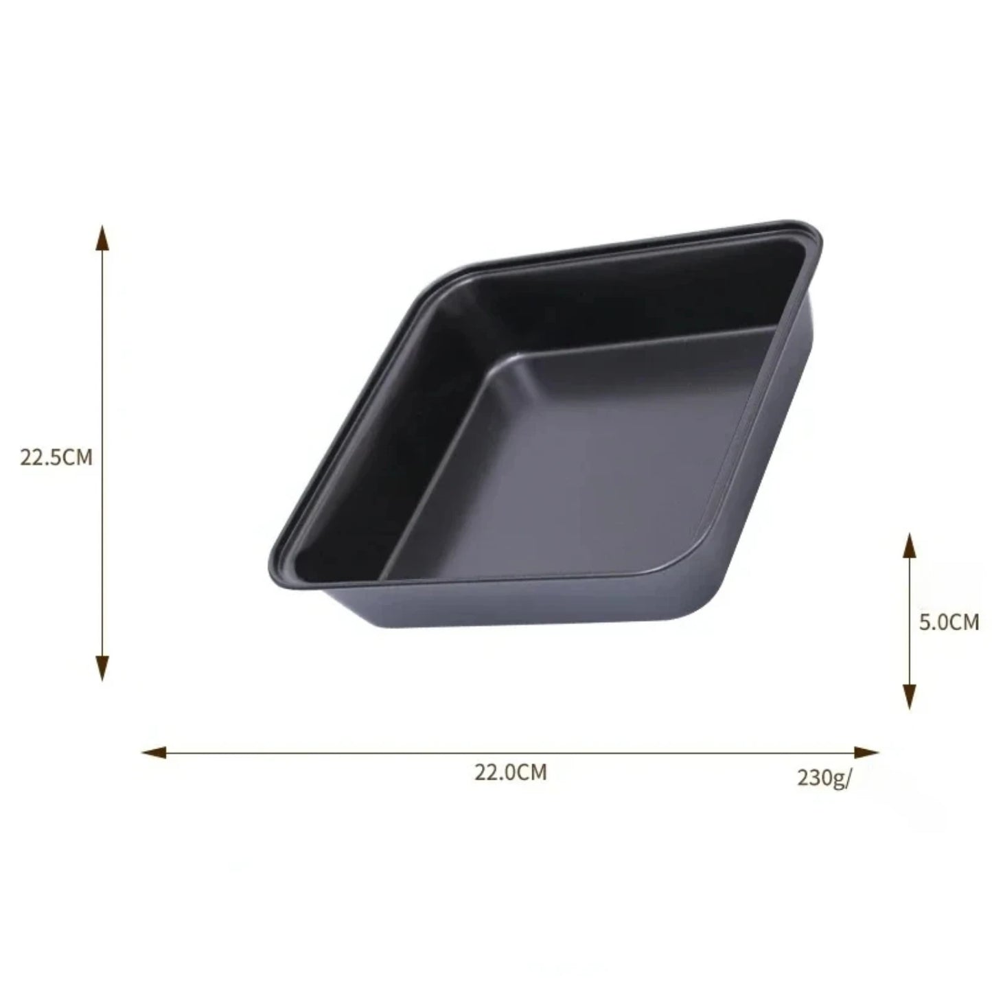 Nonstick Black Carbon Steel Rectangular Baking Tray