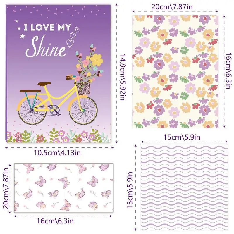 DIY Journal Scrapbook Funny Journaling Set