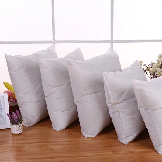 Standard Pillow Cushion Home Decor White 35x35/45x45