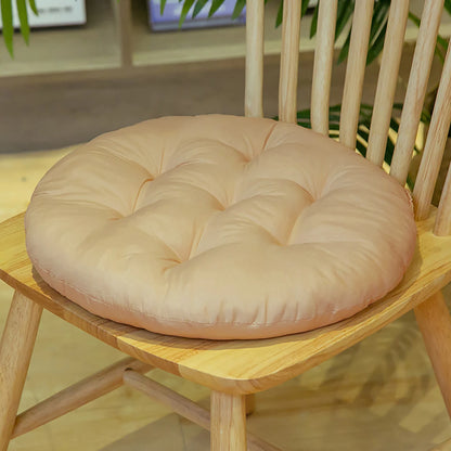 Round Non-Slip Soft Velvety Polyester Chair Cushion,