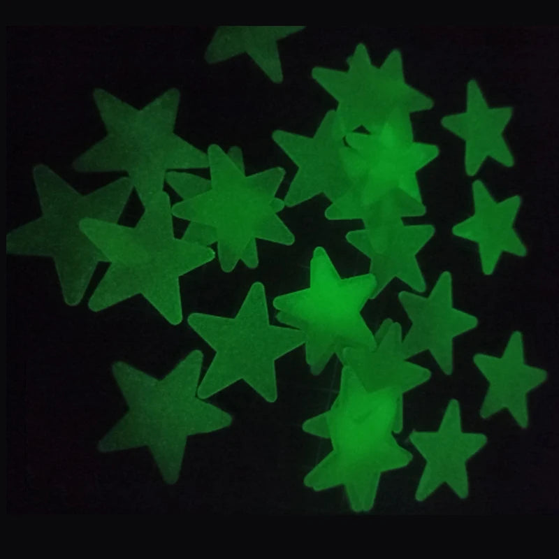 Dark Night Luminous Stars Glow Stickers Decals