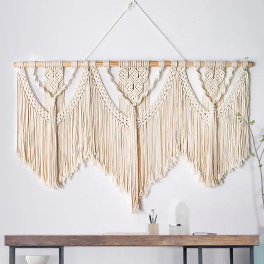 Boho Chic Art Macrame Wall Hanging