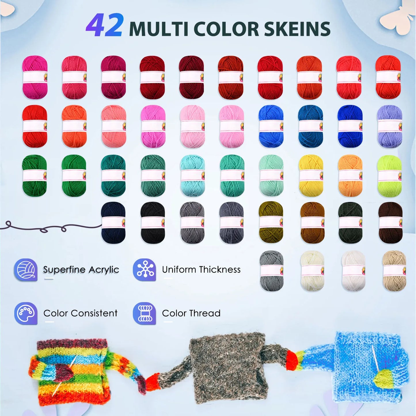 Tufting Yarn Gun 42 Piece Set For Rugs