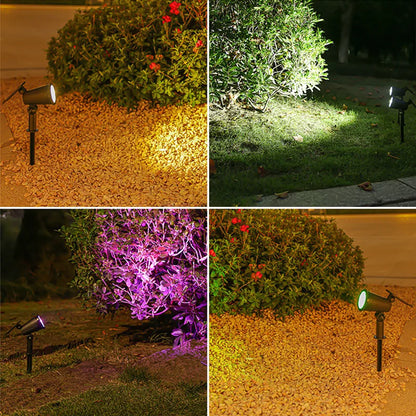 9LEDs Waterproof Solar Spotlights, Outdoor Landscape Lamps