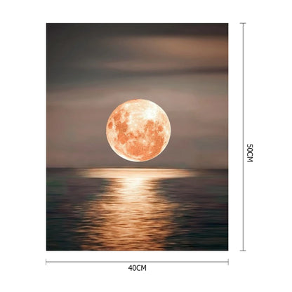 Full Moon at Sea Oil Paint By Numbers Kit