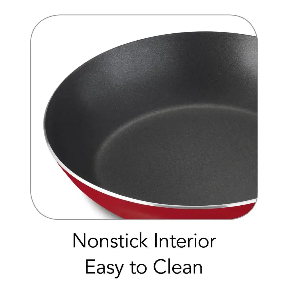 Tramontina 9-Piece Non-Stick Cookware Set Red