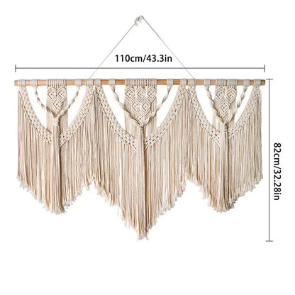 Boho Chic Art Macrame Wall Hanging