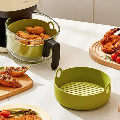 Non-stick Silicone Airfryer Tray For Hassle-free Cooking