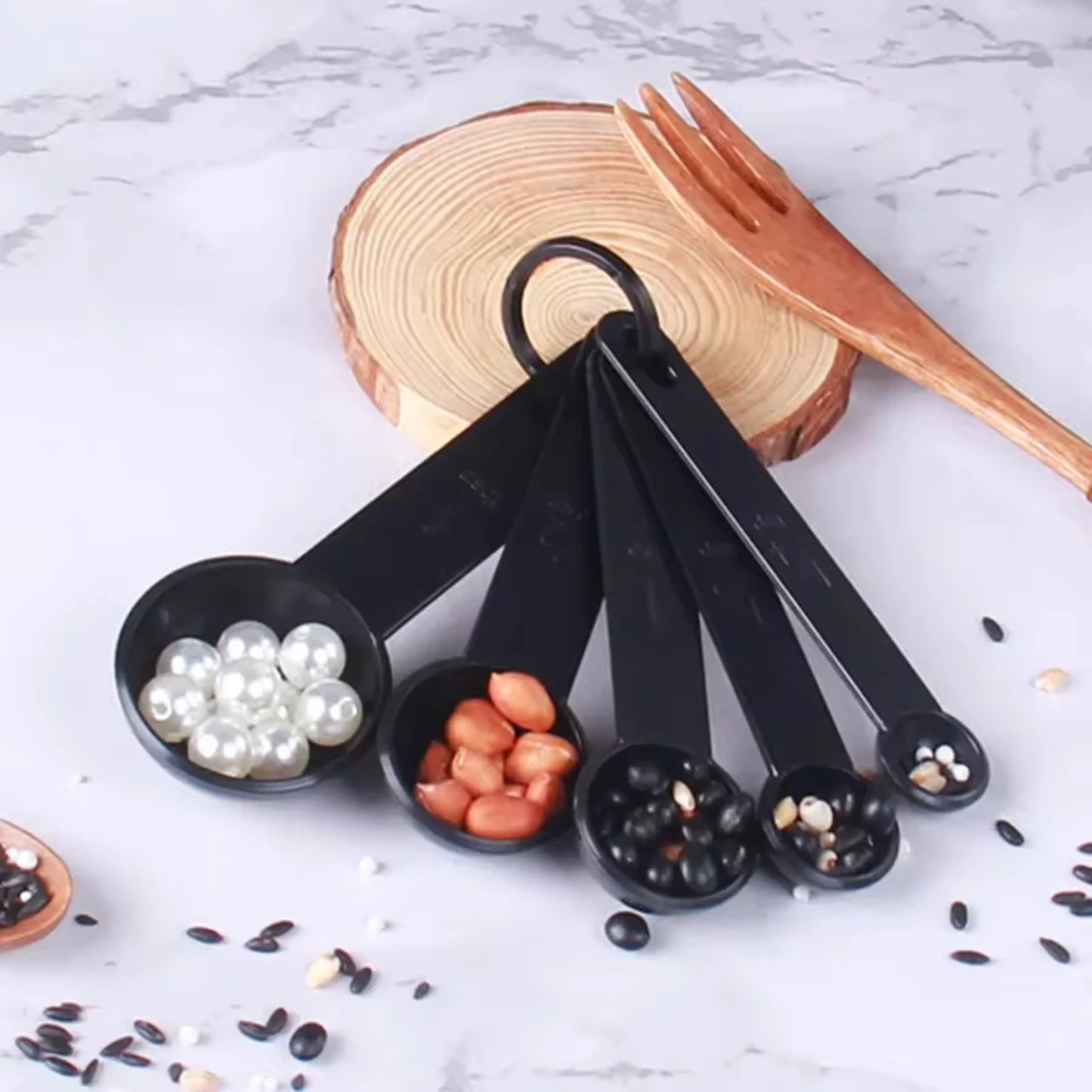 New 5/10pcs Kitchen Measuring Spoons, + Measuring Cups