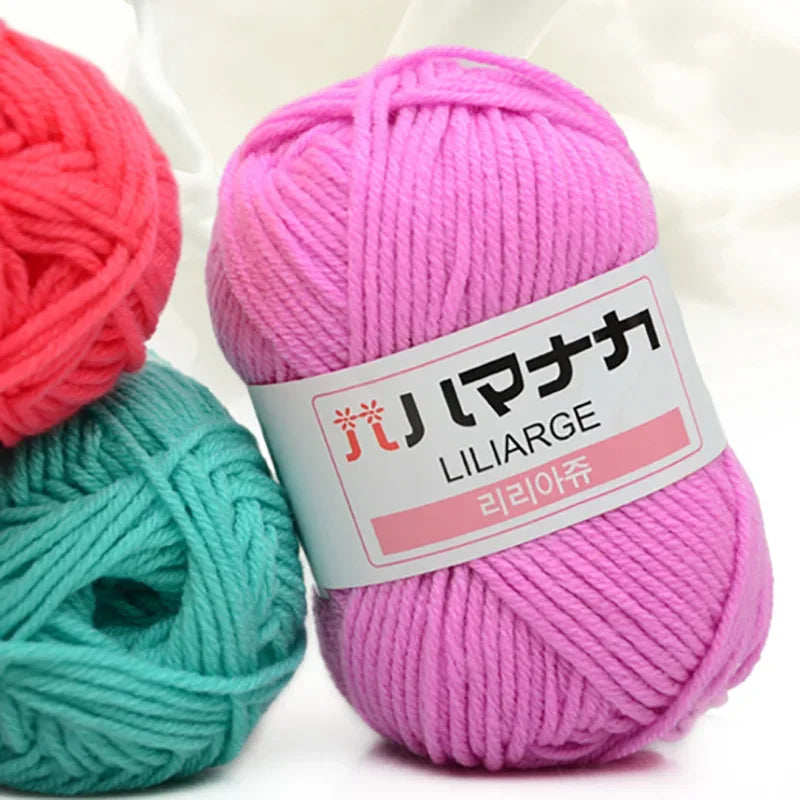 Soft, Thick Baby Knitting, Crocheting Yarn