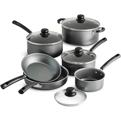 10 Piece Non-Stick Pots & Pans Set For Kitchen