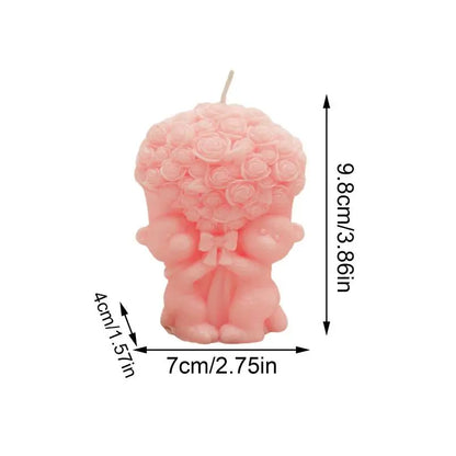 Valentine's Day Bear-Shaped Aromatherapy Decorative Candles