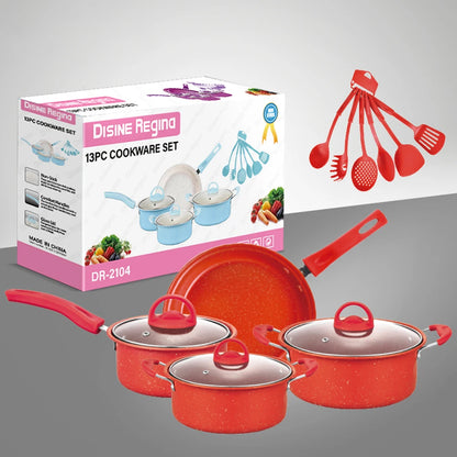 13-Piece Non-Stick Kitchenware Sets + Utensils