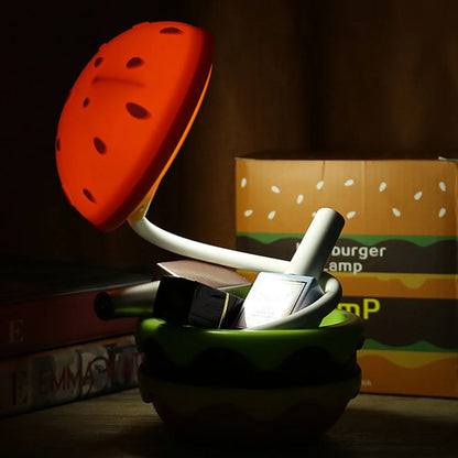 Hamburger Nursery, Desktop Dimmable USB Charging Lamp