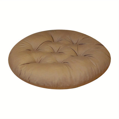 Round Non-Slip Soft Velvety Polyester Chair Cushion,