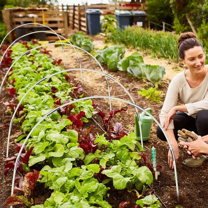 Reusable Flexible Greenhouse Hoops Plant Support Tunnel