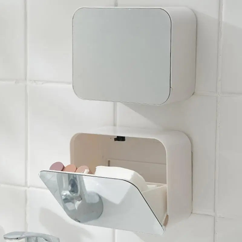 Cosmetic Storage Box, Bathroom Wall Mount Organizer