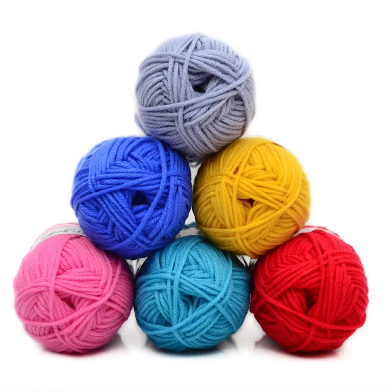 Soft, Thick Baby Knitting, Crocheting Yarn