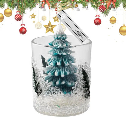 New Creative Scented Oil Christmas Tree Candle