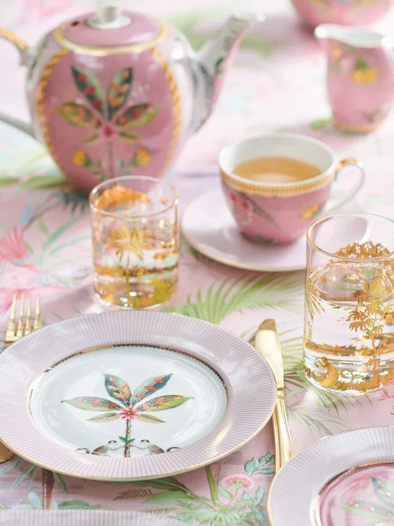 Dutch Pip Studio Pink Palm Island Tableware