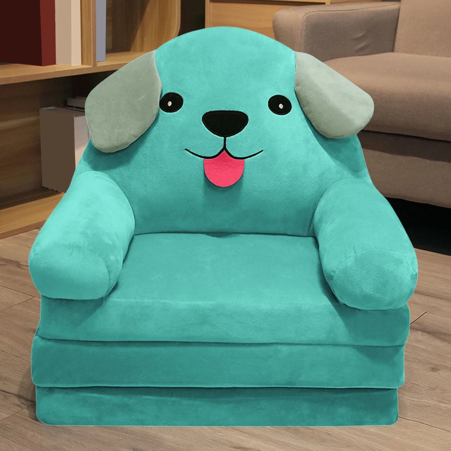 Plush Foldable Children Cute Cartoon Sofa, Chair