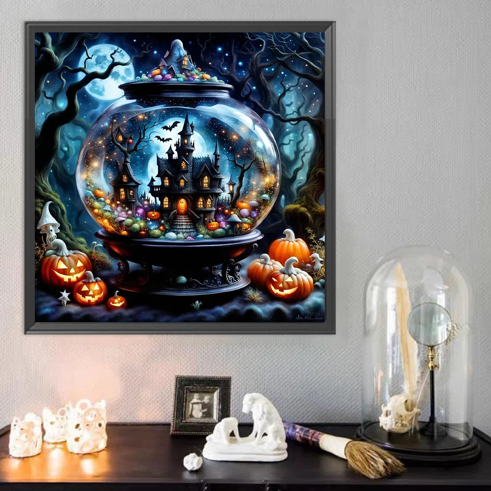 Halloween Ghosts Oil Paint By Numbers Kit