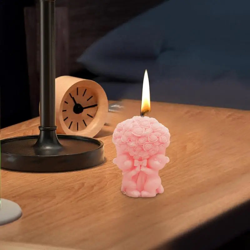 Valentine's Day Bear-Shaped Aromatherapy Decorative Candles