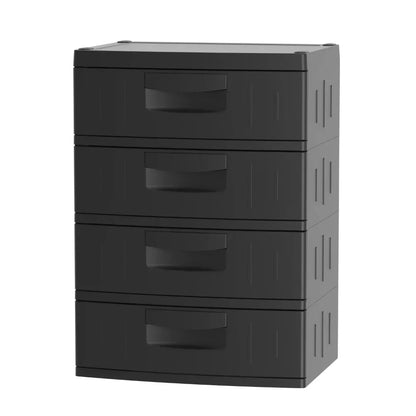 Sturdy 4 Drawer Plastic Storage Organizer