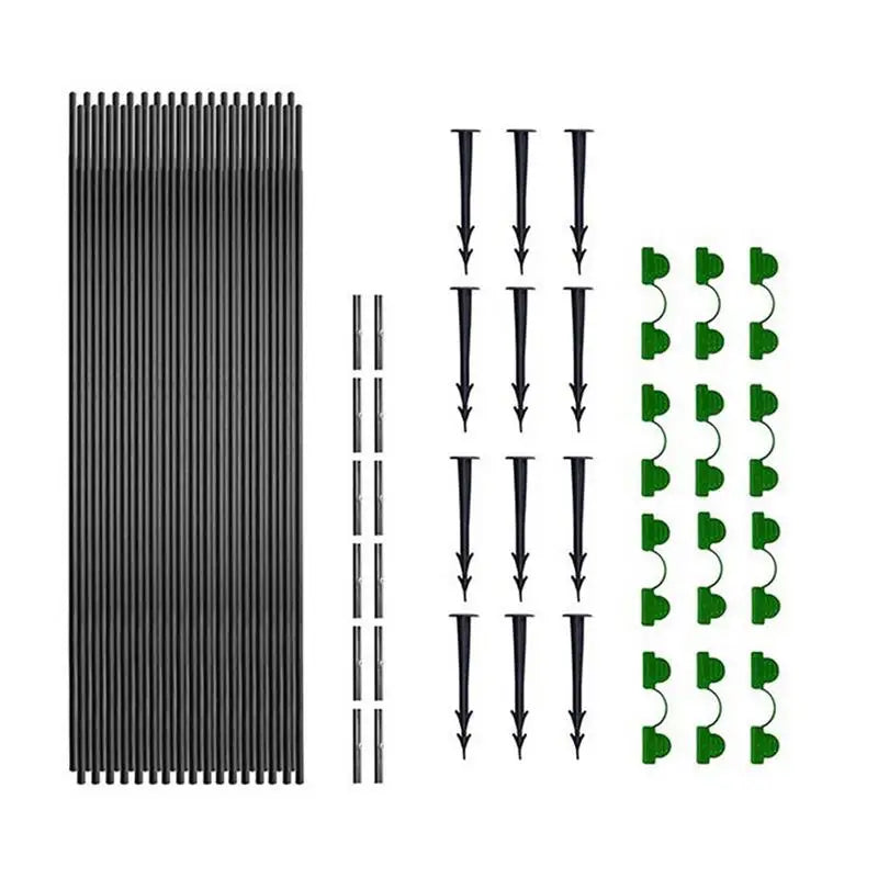 Reusable Flexible Greenhouse Hoops Plant Support Tunnel
