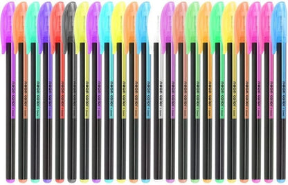 48 Gel Ink Glitter Fine-Tip Pens/Markers Kit