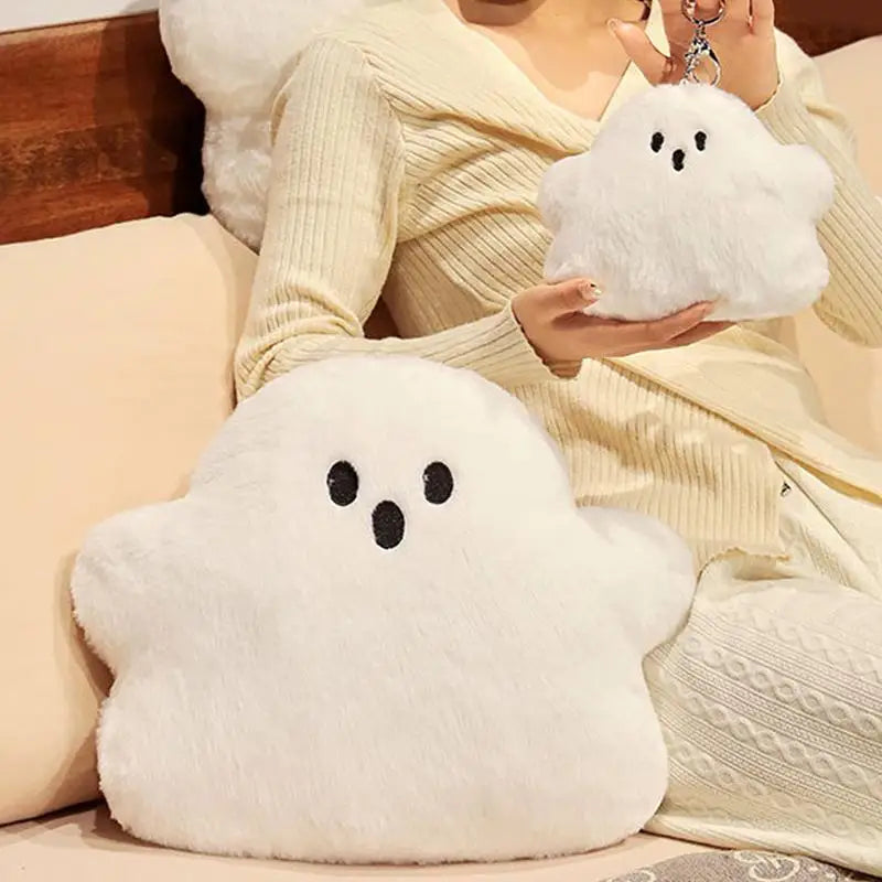 Halloween Plush Ka-waii White Cloud Ghost Pillow