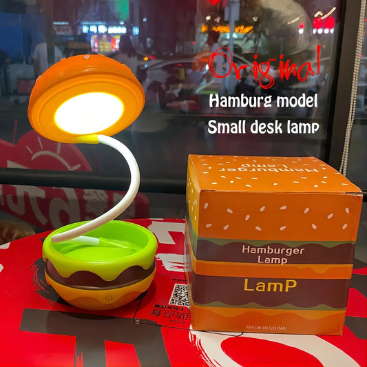 Hamburger Nursery, Desktop Dimmable USB Charging Lamp