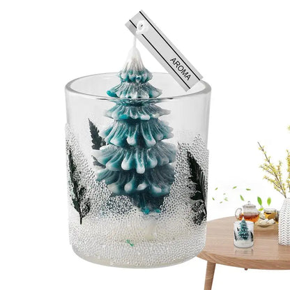 New Creative Scented Oil Christmas Tree Candle