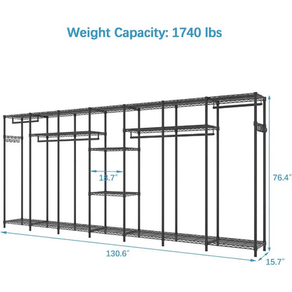 Heavy Duty Freestanding Portable Closet Bedroom Storage