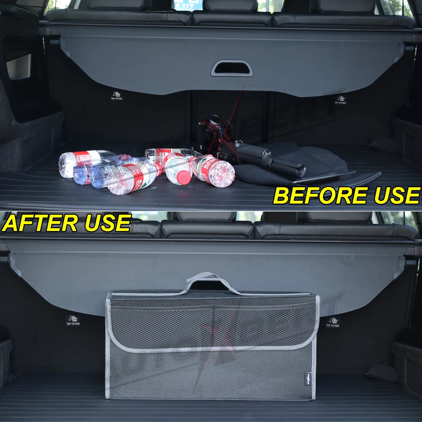 Universal Portable Collapsible Car Trunk Organizer Storage Bag