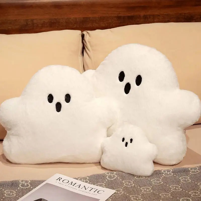 Halloween Plush Ka-waii White Cloud Ghost Pillow