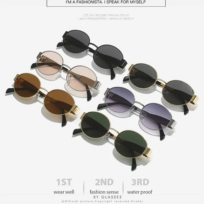 YOOSKE 2024 New Oval Sunglasses For Men Women