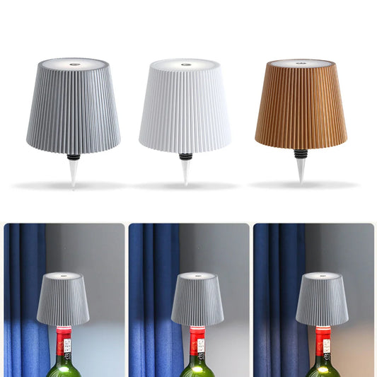 Rechargeable Portable Wireless LED Wine Bottle Lamp