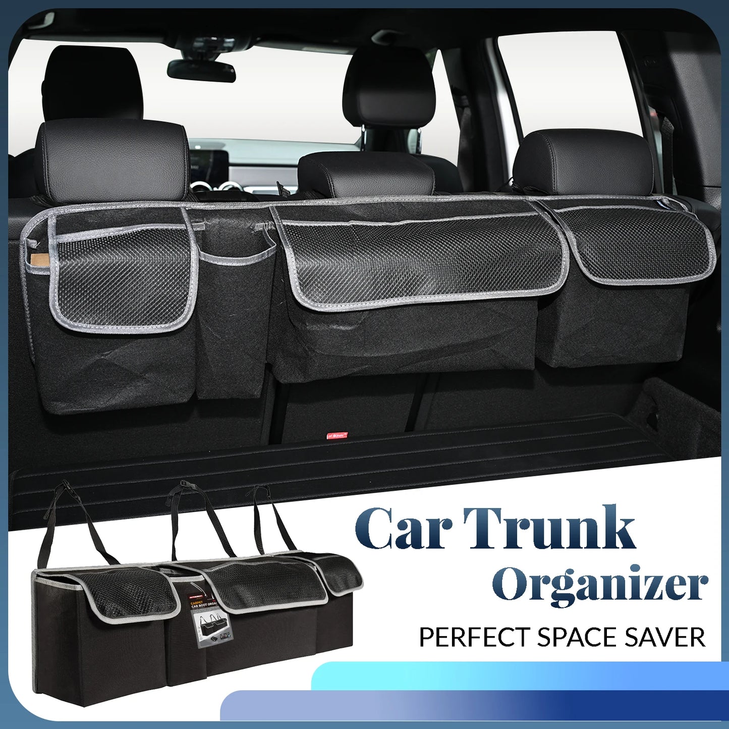 High Capacity Backseat Hanging Organiser Storage Bag