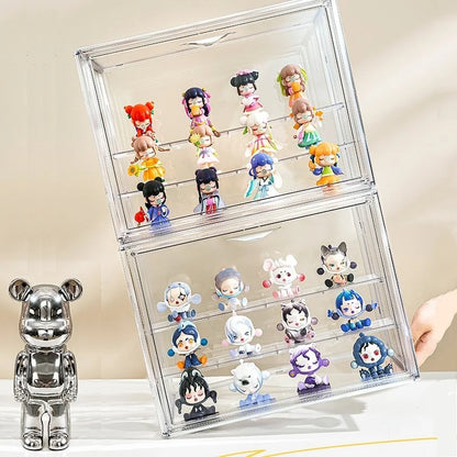 Dustproof, Stackable, Clear, Plastic, Display Box Collectibles