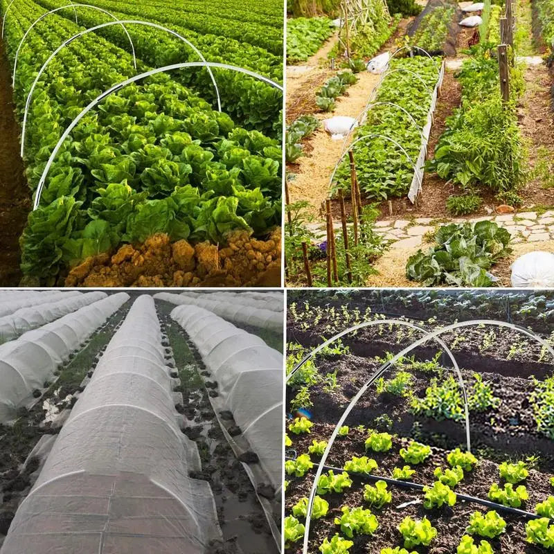 Reusable Flexible Greenhouse Hoops Plant Support Tunnel