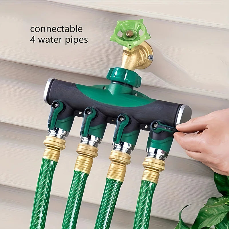 Water Faucet Splitter With Shut Off Valves