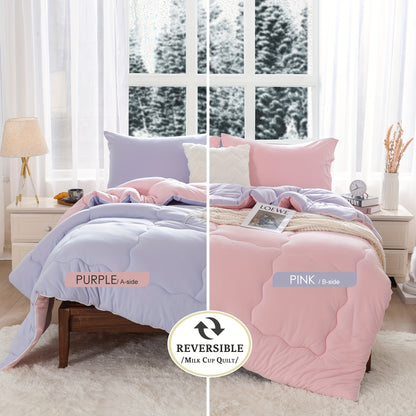 Nice Reversible Ultra-Soft Warm Comforter Sets